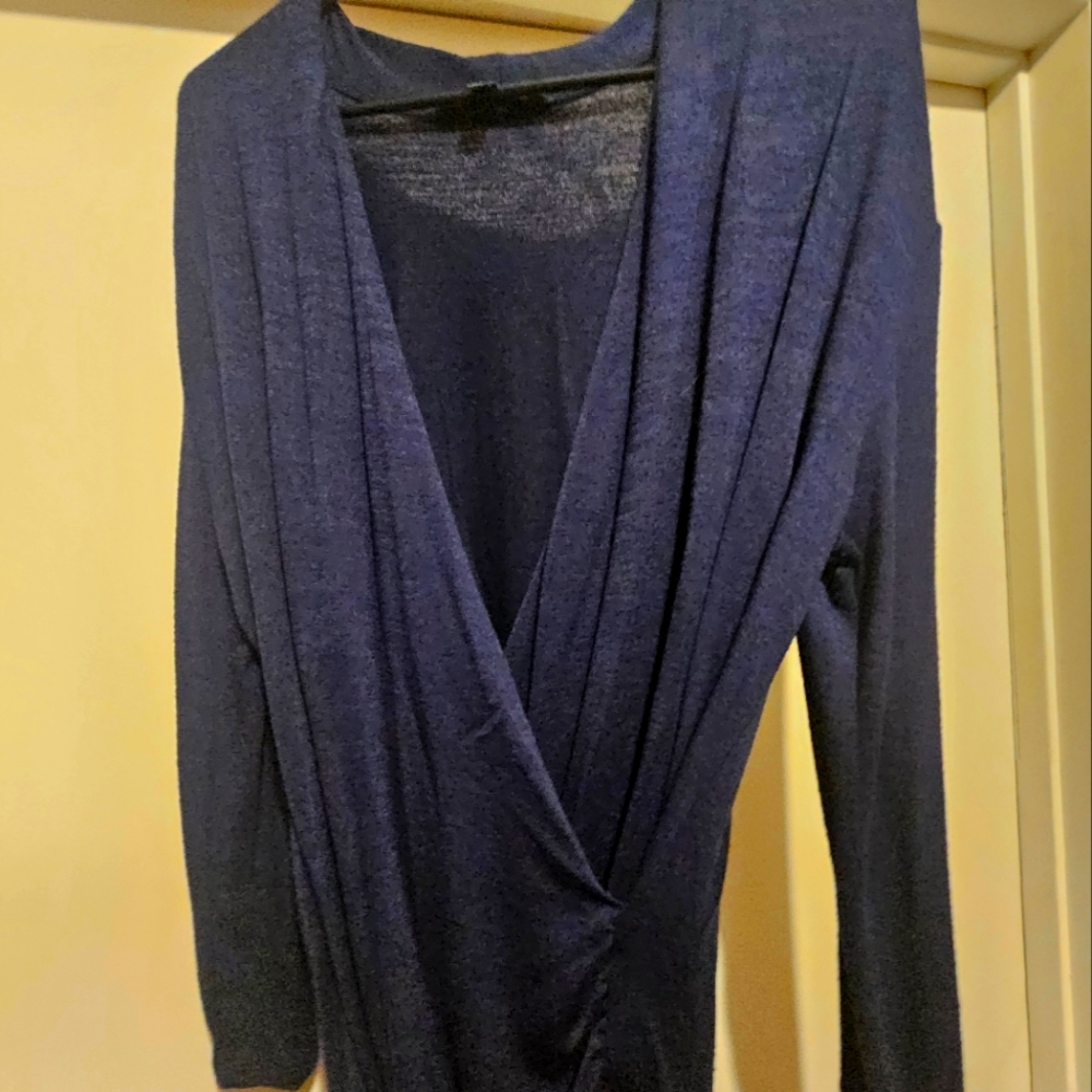 Wrap around sweater